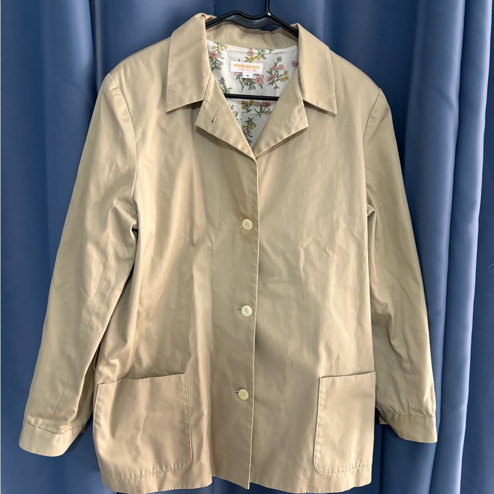 Brooks Brothers Women's Beige Trench Coat